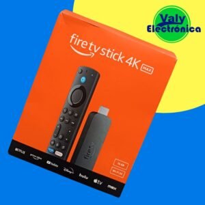 Fire TV Stick 4K Max, streaming 4K, HDR, Alexa integrado, Prime Video, Netflix, Disney Plus, entretenimiento en casa, control por voz, Wi-Fi 6