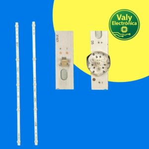 Juego de tiras LED para Smart TV TCL 32" 2 Tiras 5 LEDS 6V