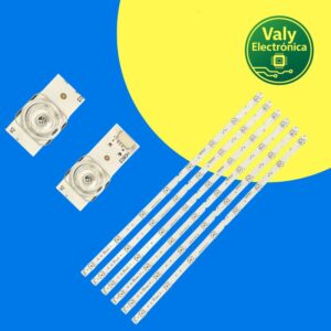 Juego de tiras Led para Smart TV TV TCL 65" 6 TIRAS 8 LEDS 6V